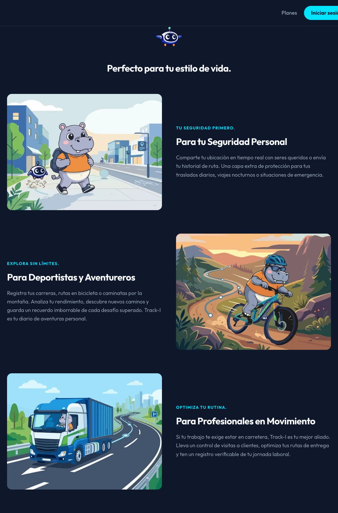Casos de uso de Track‑I: seguridad personal, deportistas y profesionales en movimiento