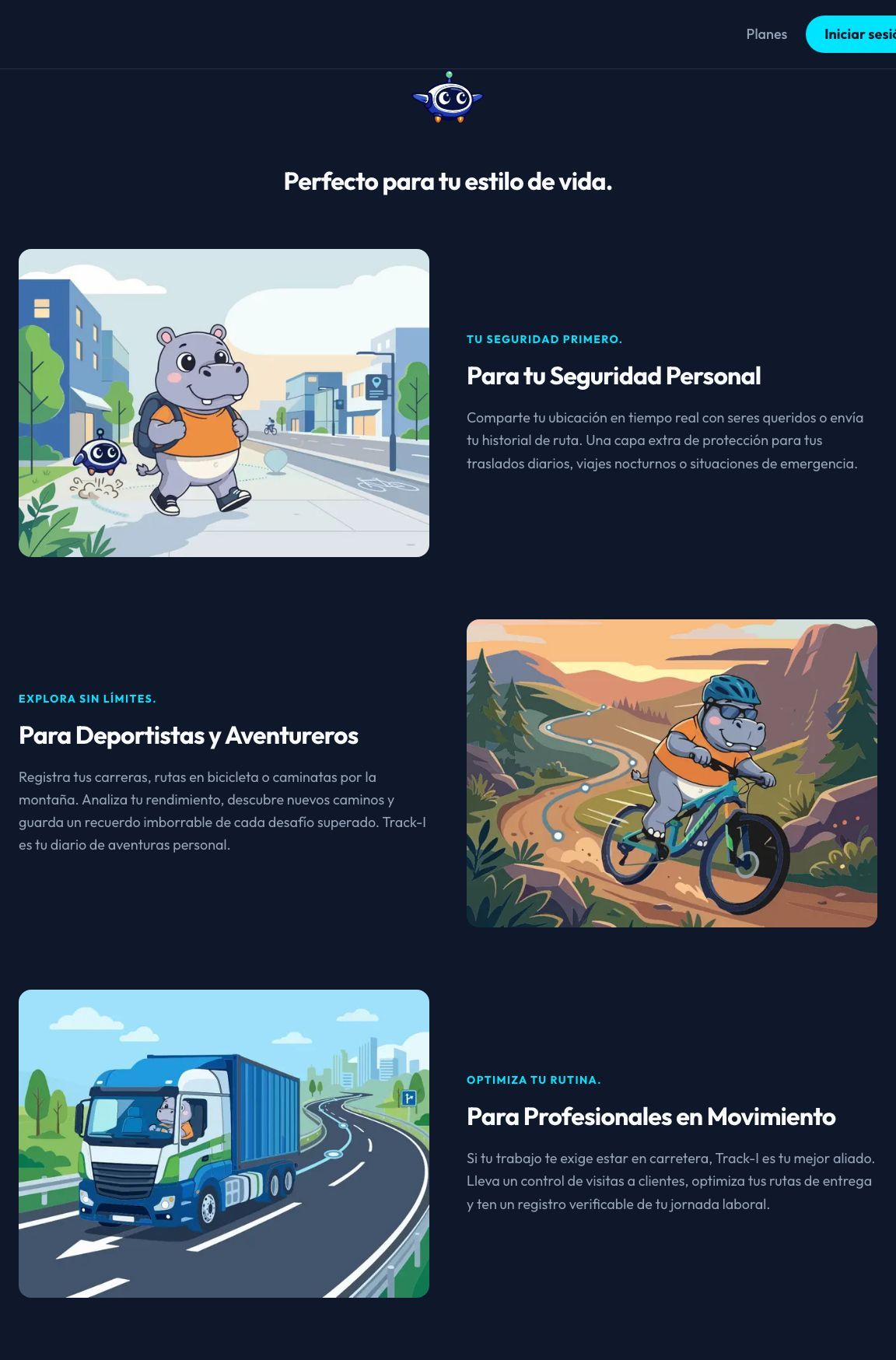 Casos de uso de Track‑I: seguridad personal, deportistas y profesionales en movimiento