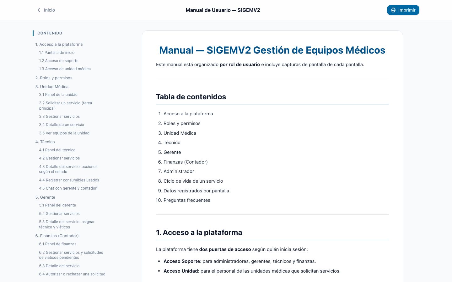 Manual de usuario público de SIGEMV2 por roles